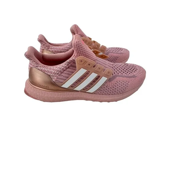 Adidas Ultraboost 5.0 DNA Women's Pink Running Shoes Size 8 Missing Laces - Picture 7 of 12
